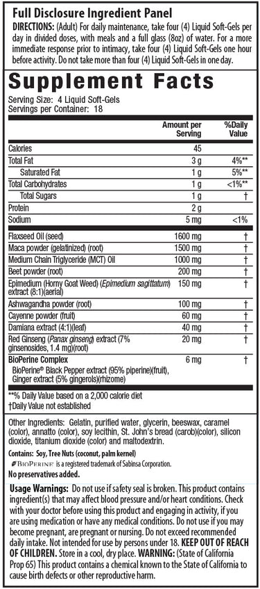 Maca Root Max3 + Ashwagandha